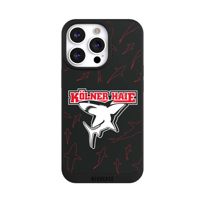 iPhone 13 Pro NIVOpure Haie Muster Rot
