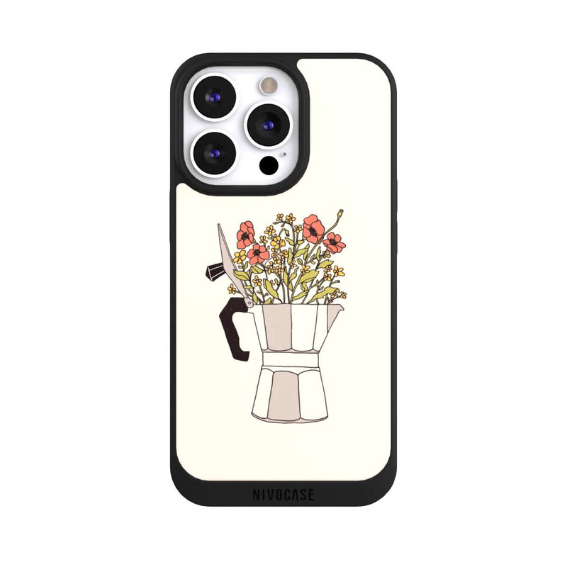 iPhone 13 Pro NIVOpure Moka Blumen