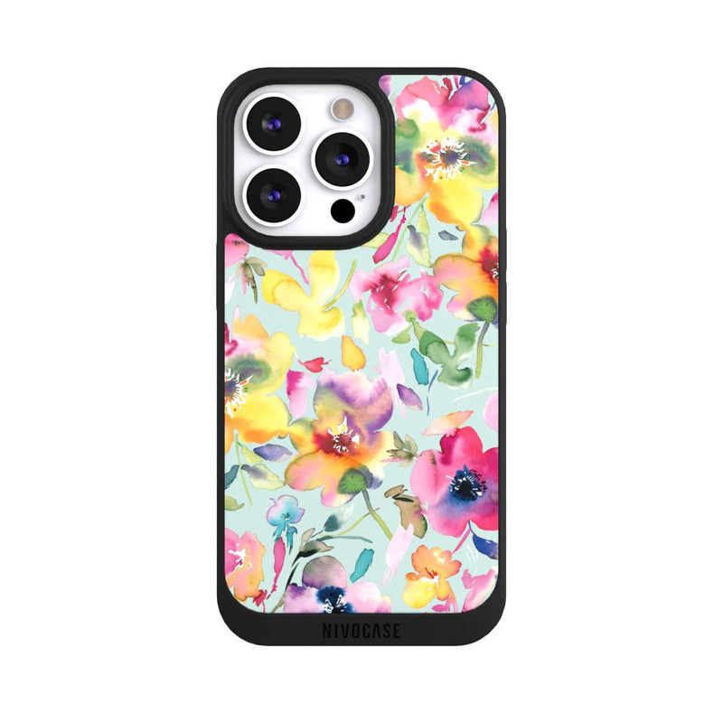 iPhone 13 Pro NIVOpure Artistique été floral psychédélique
