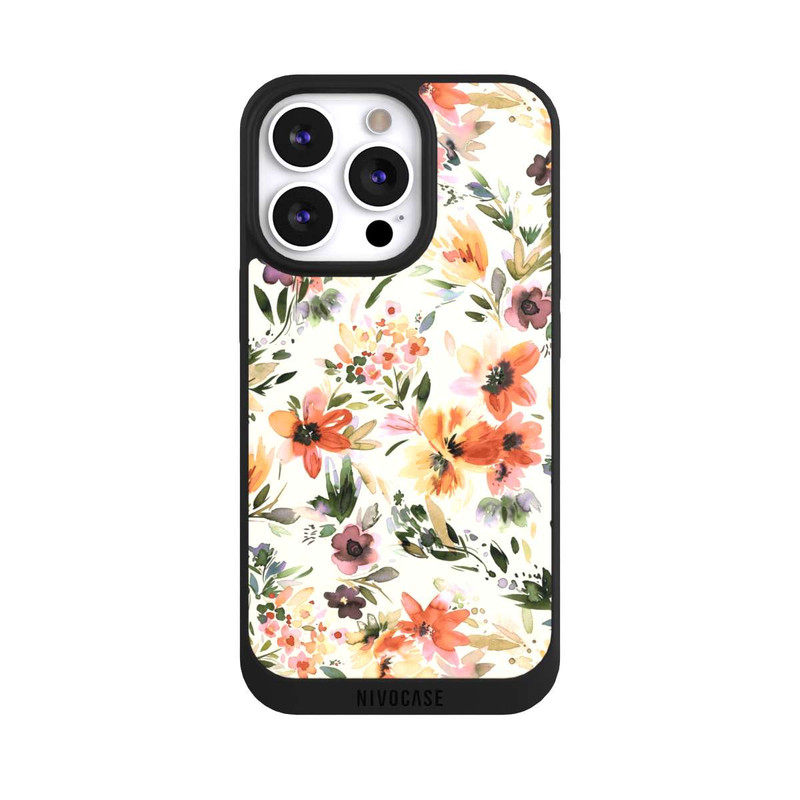 iPhone 13 Pro NIVOpure Summer Artistic Flowers Ivory