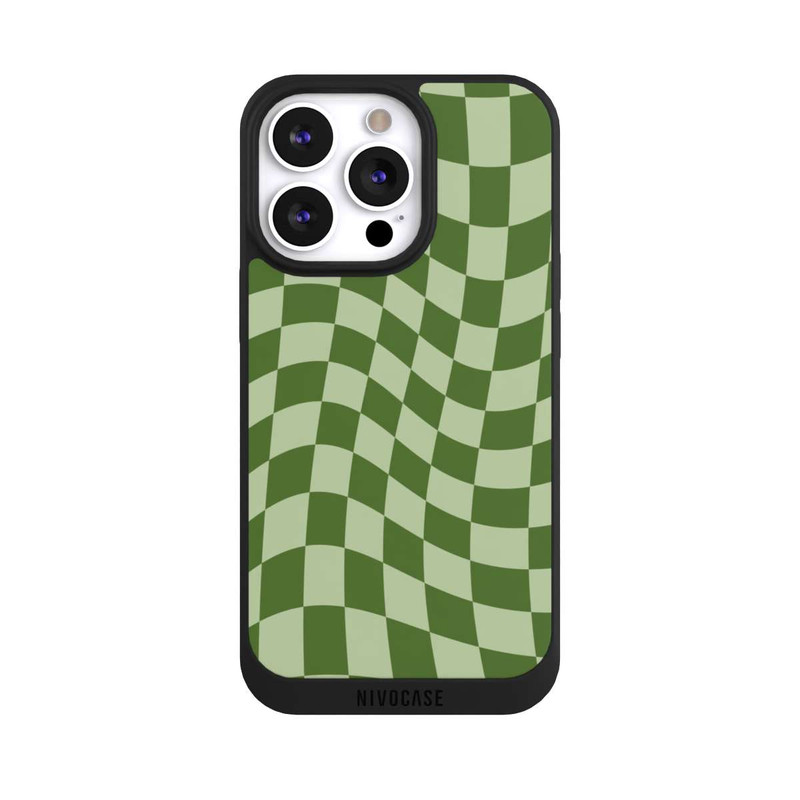 iPhone 13 Pro NIVOpure Schachbrett Grün