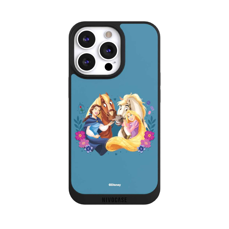 iPhone 13 Pro NIVOpure Disney Prinzessinnen Belle and Rapunzel mit Pferden