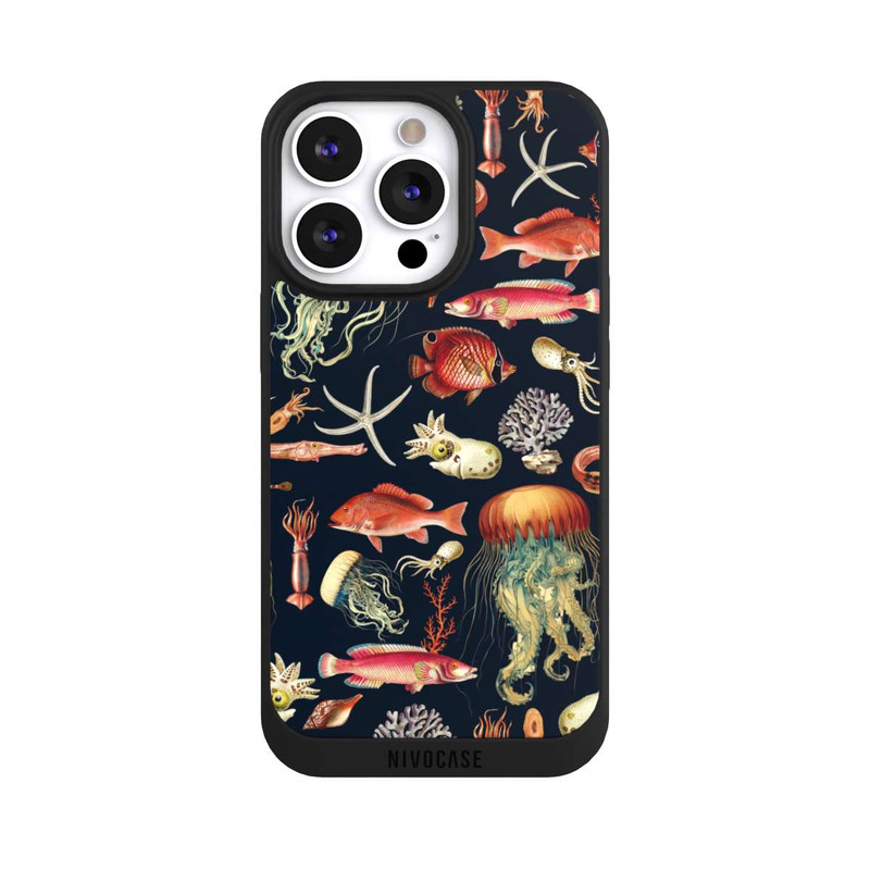 iPhone 13 Pro NIVOpure Deep Sea Fish Pattern
