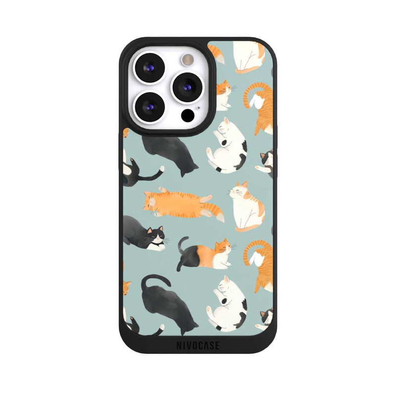 iPhone 13 Pro NIVOpure Cats Pattern