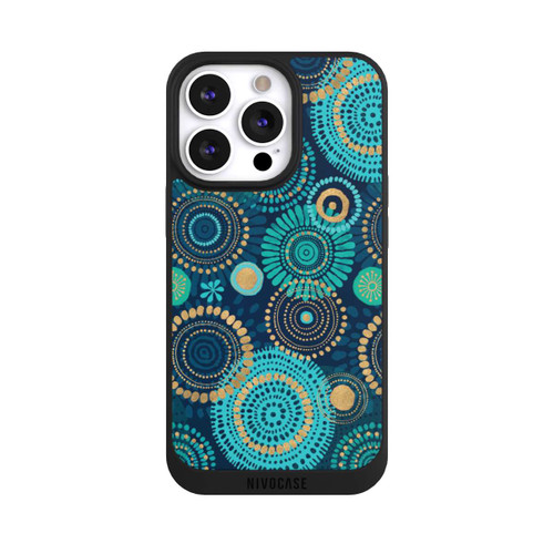Apple iPhone 13 Pro NIVOpure Blockprint India Teal Gold