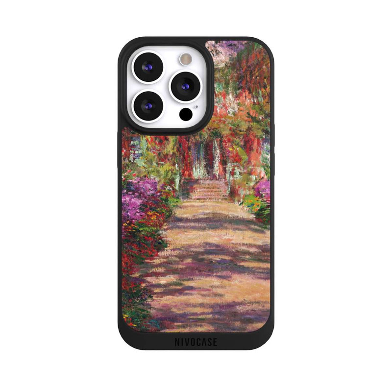 iPhone 13 Pro NIVOpure Eine Allee in Monets Garten in Giverny by Claude Monet