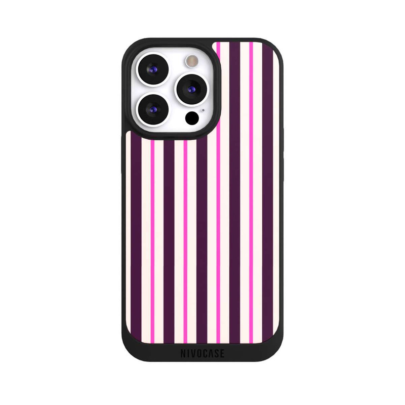 iPhone 13 Pro NIVOpure Streifen Rot Bordeaux
