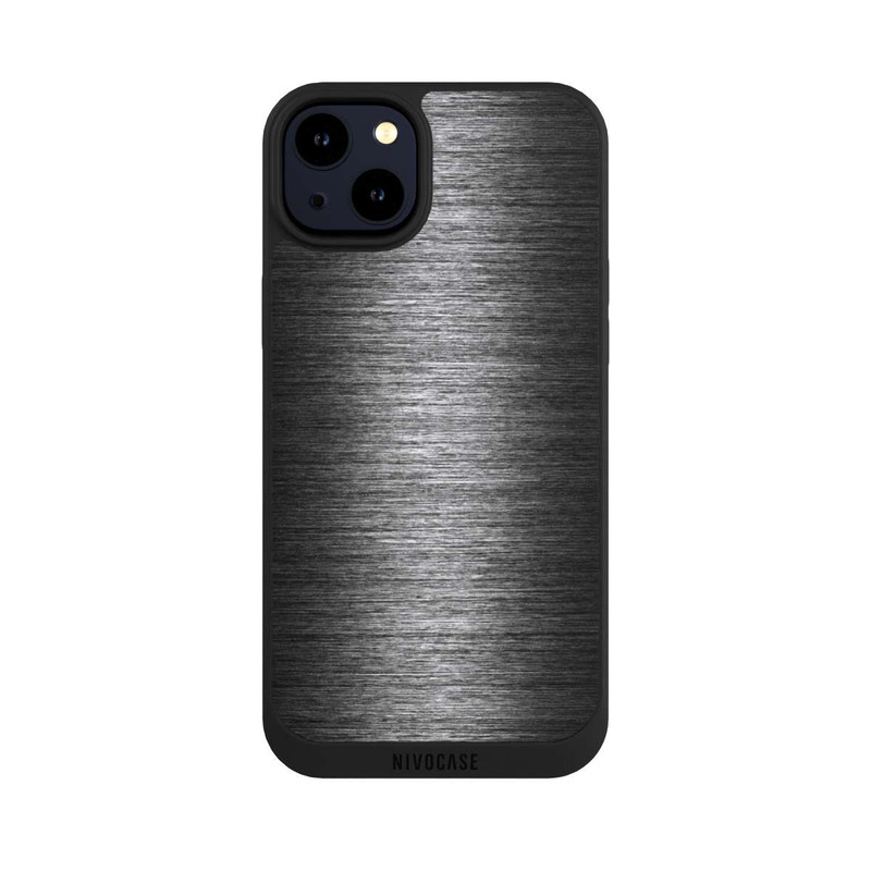 iPhone 14 Plus NIVOpure Metal Look - Anthrazit