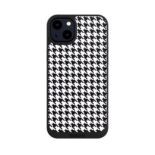 Apple iPhone 14 Plus NIVOpure Houndstooth black-white