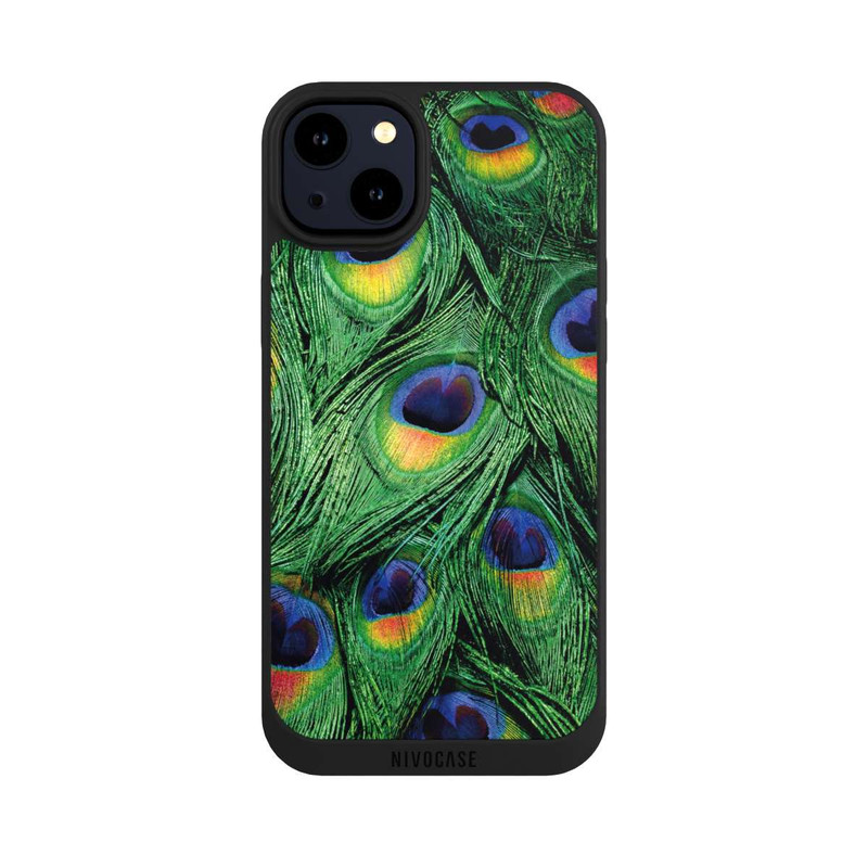 iPhone 14 Plus NIVOpure Peacock Feathers