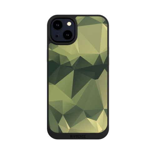 Apple iPhone 14 Plus NIVOpure Polygonales Camouflage