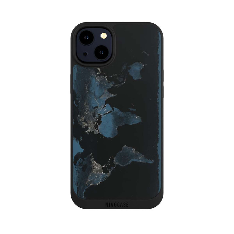iPhone 14 Plus NIVOpure Nachtlichter Weltkarte