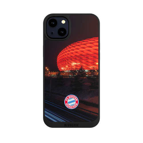 Apple iPhone 14 Plus NIVOpure Allianz Arena bei Nacht FCB