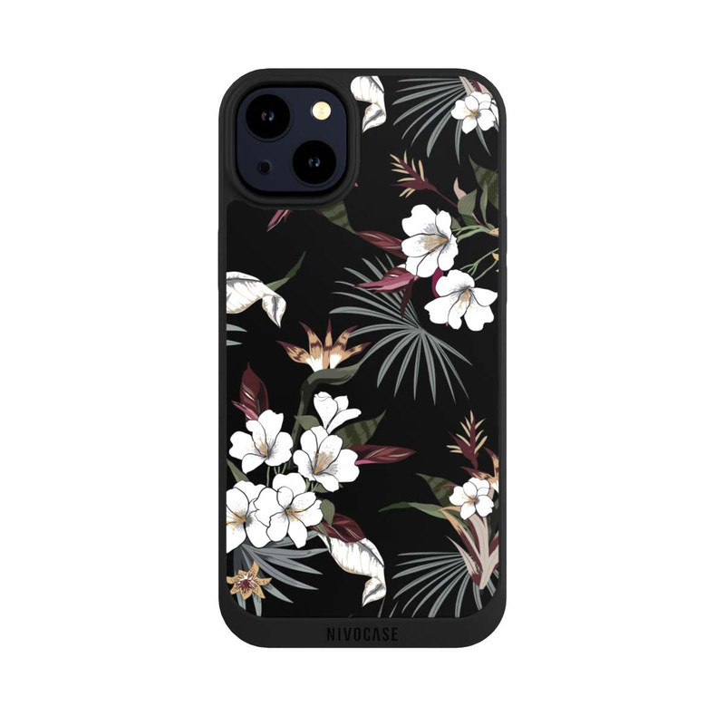 iPhone 14 Plus NIVOpure Flowers Black
