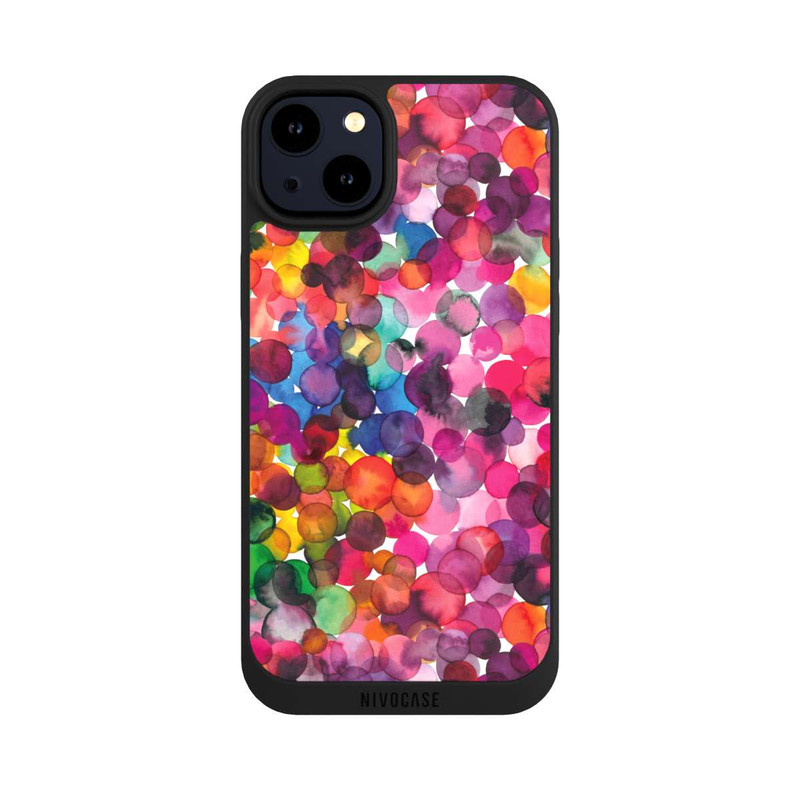 iPhone 14 Plus NIVOpure Overlapped Watercolor Dots