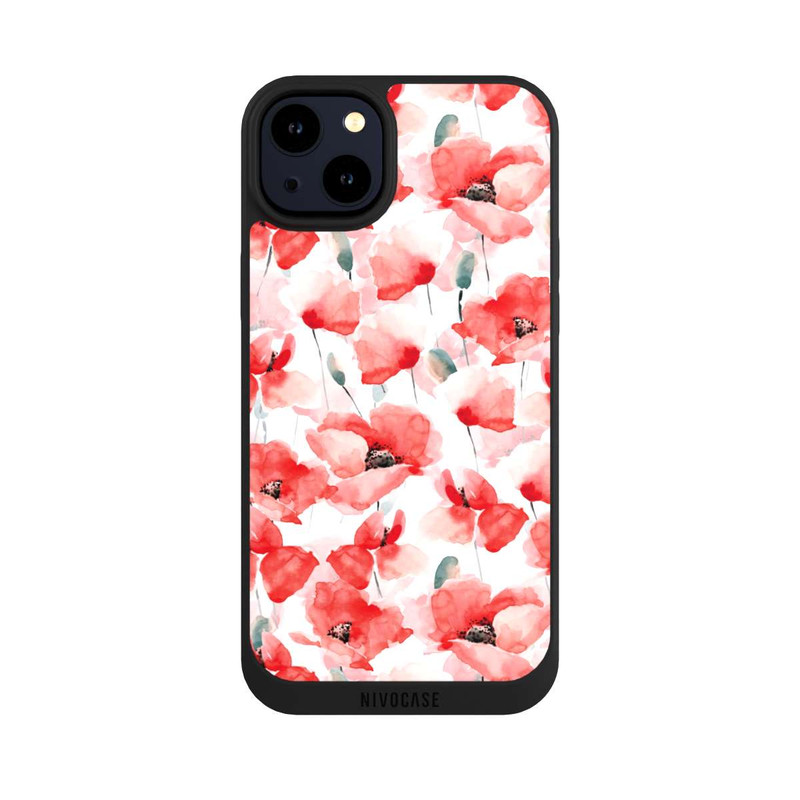 iPhone 14 Plus NIVOpure Mohnblumen Muster