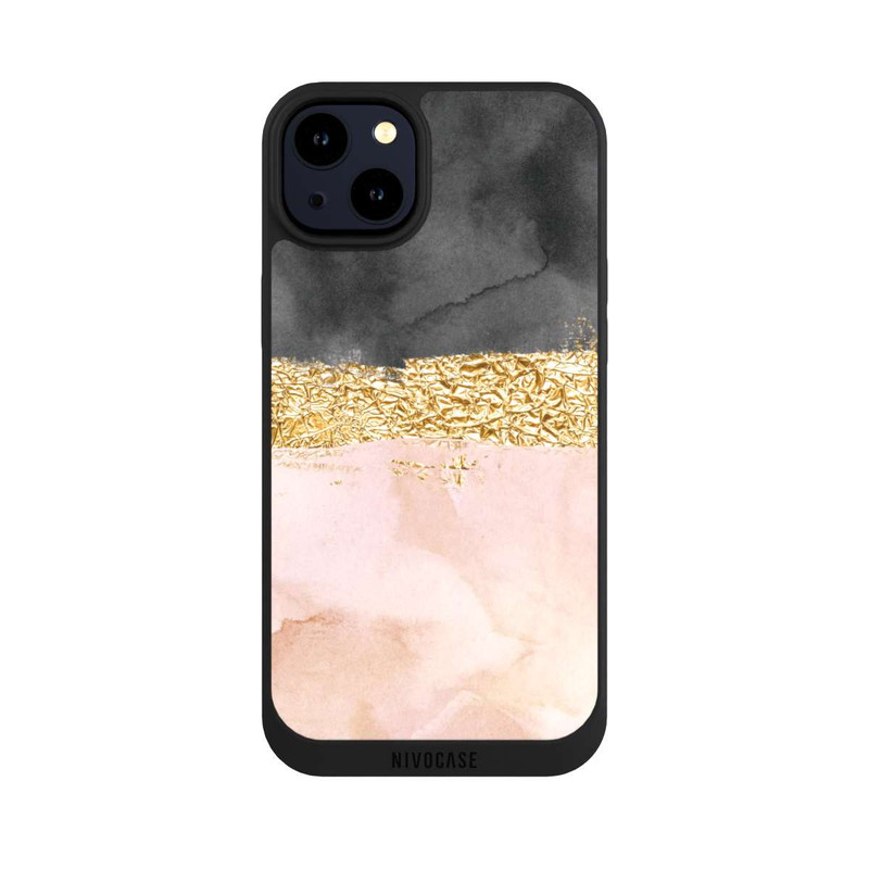 iPhone 14 Plus NIVOpure Goldener Linien Look