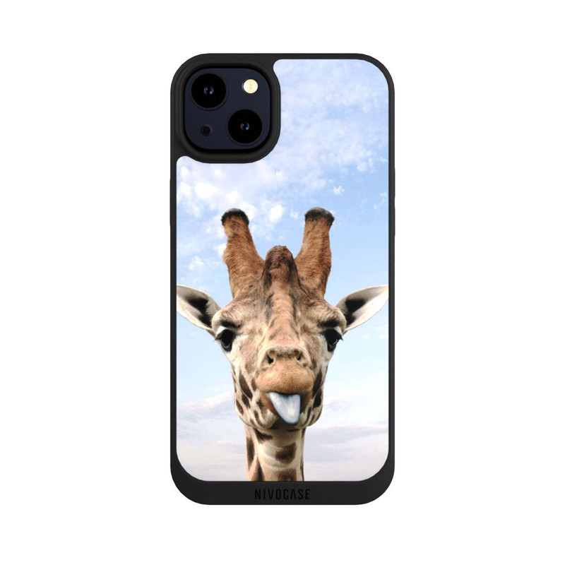 iPhone 14 Plus NIVOpure Giraffe auf der Straße