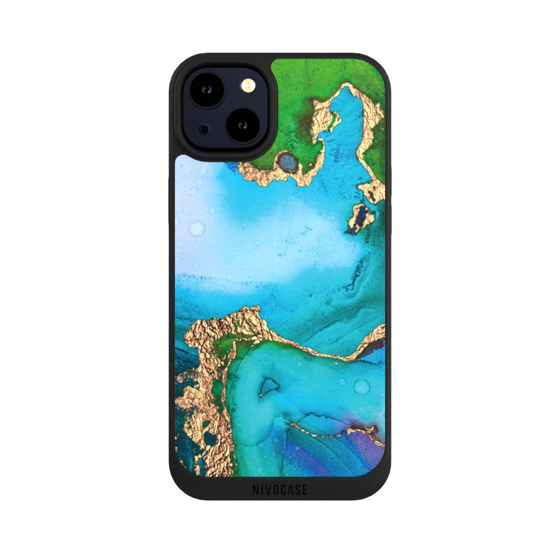 iPhone 14 Plus NIVOpure Colourfull Marble Glitterlook