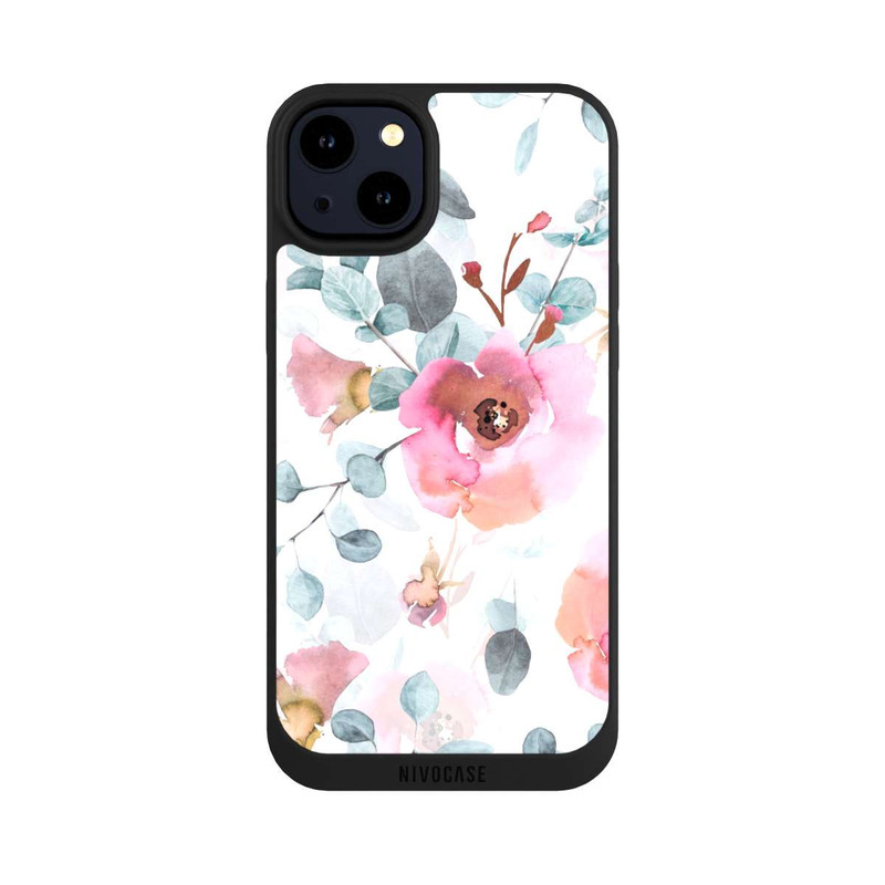 iPhone 14 Plus NIVOpure Aquarell Blumentapete