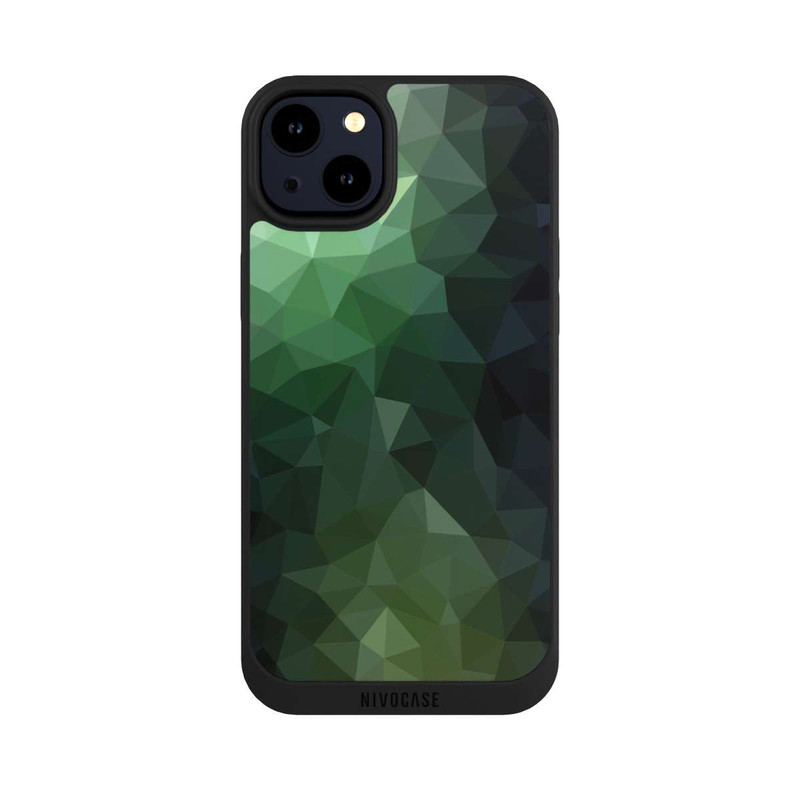 iPhone 14 Plus NIVOpure Polygonal Mosaic Green