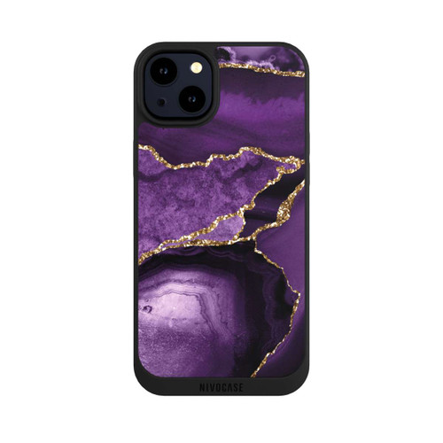 Apple iPhone 14 Plus NIVOpure Lila Marmor Landschaft