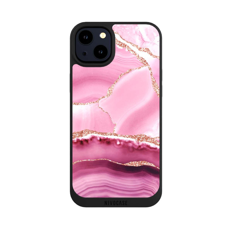 iPhone 14 Plus NIVOpure Meerjungfrauen Pink Marmor