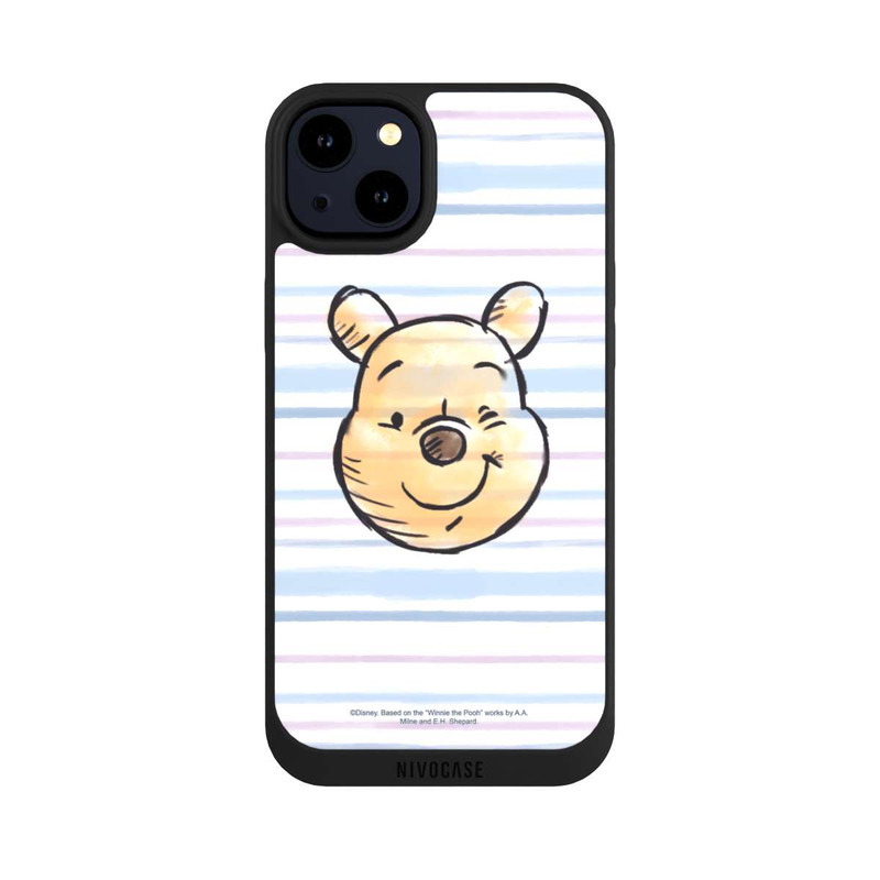 iPhone 14 Plus NIVOpure Winnie Puuh auf Streifen