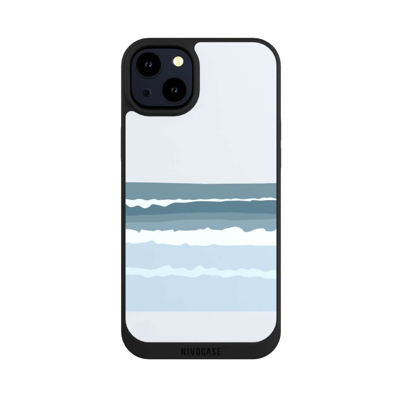 iPhone 14 Plus NIVOpure Abstract blue waves