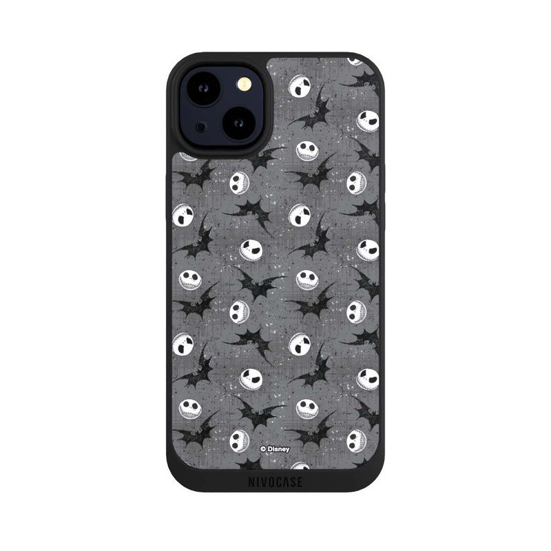 iPhone 14 Plus NIVOpure Jack Grey Pattern Tim Burtons Nightmare before Christmas