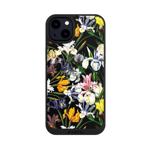 Apple iPhone 14 Plus NIVOpure Dunkle Wildblumentapete