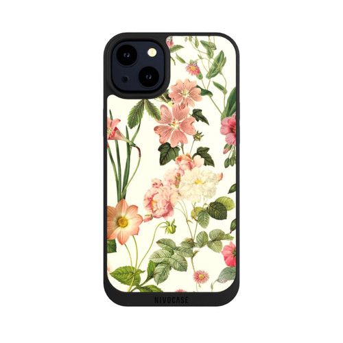 Apple iPhone 14 Plus NIVOpure Fleurs sauvages sur jaune clair