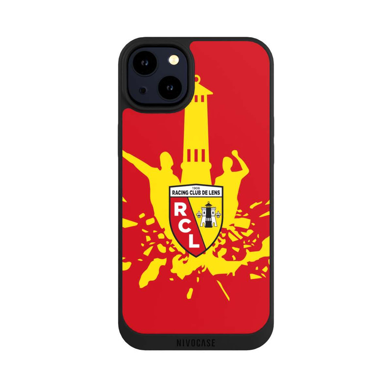 iPhone 14 Plus NIVOpure Tour RCL jaune sur rouge