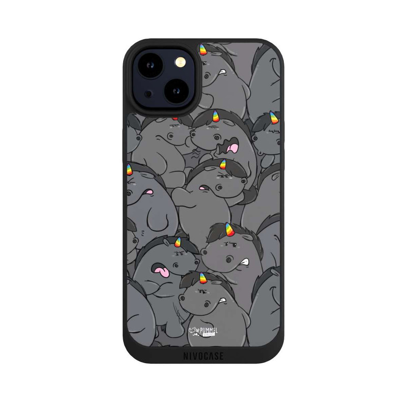 iPhone 14 Plus NIVOpure Grummeleinhorn Allover
