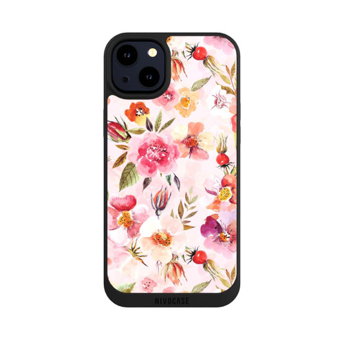 Apple iPhone 14 Plus NIVOpure Hagebuttentapete Rosa Frühling