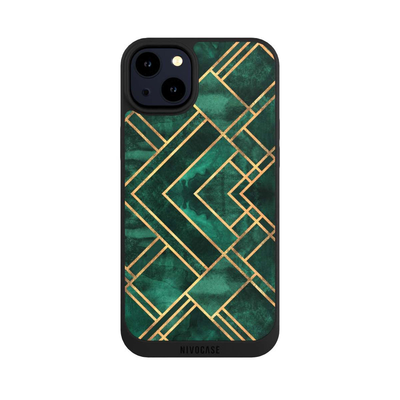 iPhone 14 Plus NIVOpure Grüne Blöcke