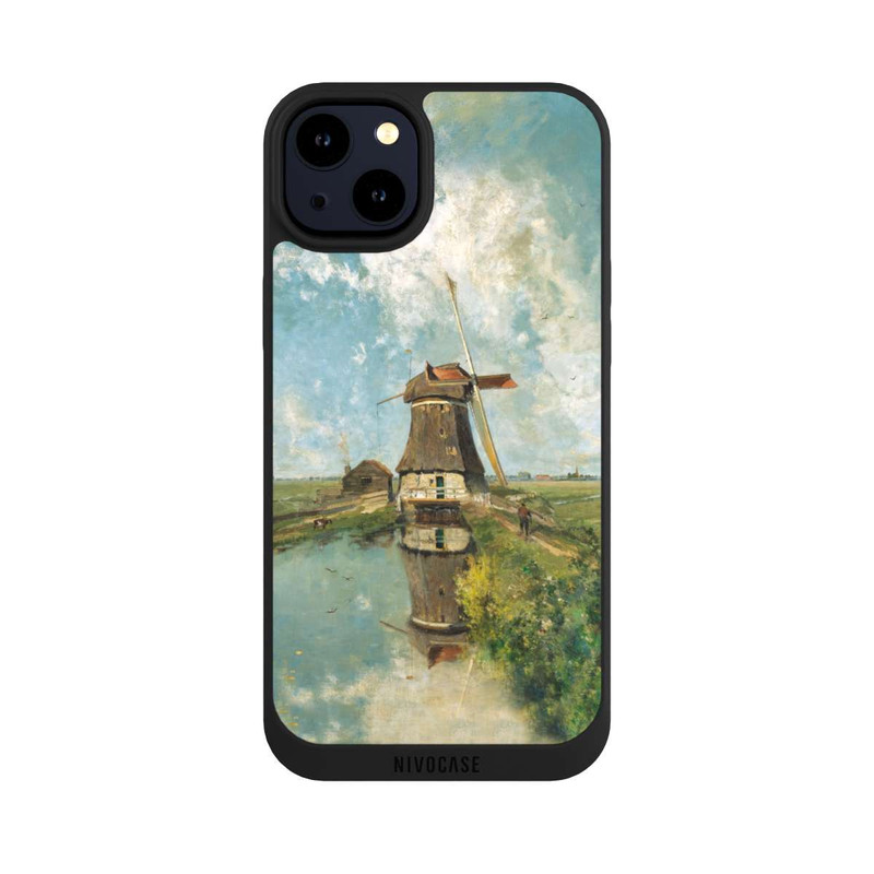 iPhone 14 Plus NIVOpure A Windmill on a Polder Waterway