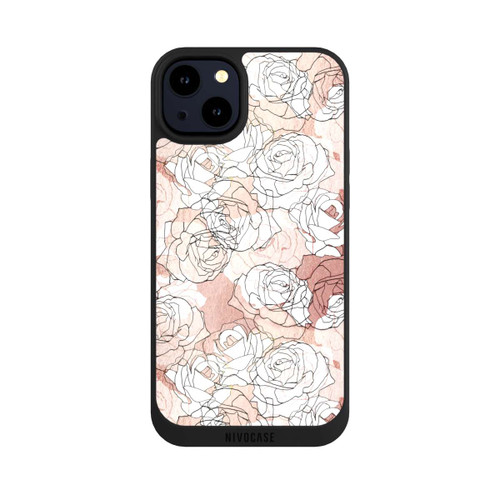 Apple iPhone 14 Plus NIVOpure Blooming Roses Line Art