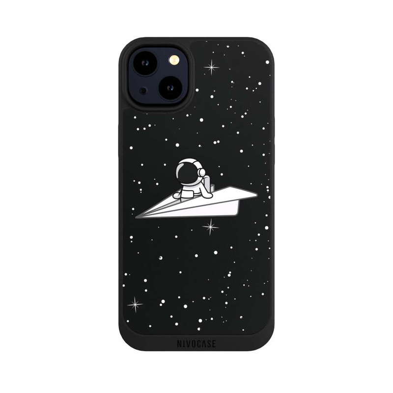 iPhone 14 Plus NIVOpure Astronaut Paper Plane Comic