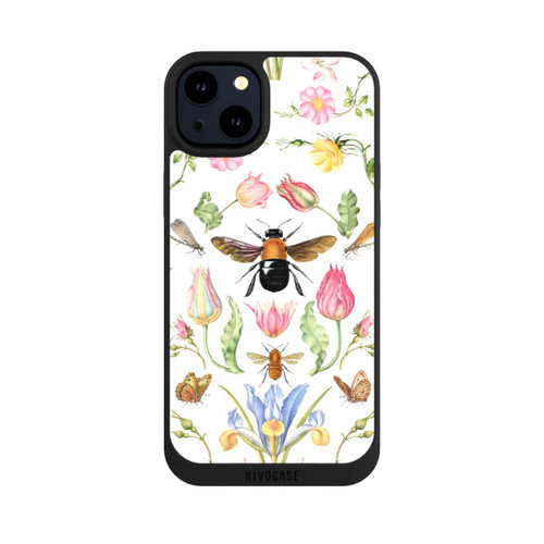 Apple iPhone 14 Plus NIVOpure Wildblumen mit Biene weiß