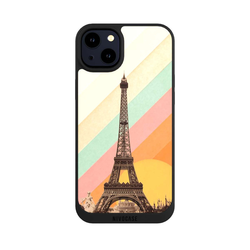 iPhone 14 Plus NIVOpure Eiffelturm Regenbogen