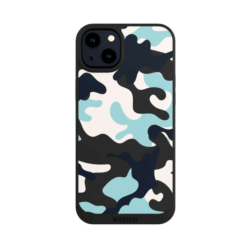 iPhone 14 Plus NIVOpure Blue Camouflage