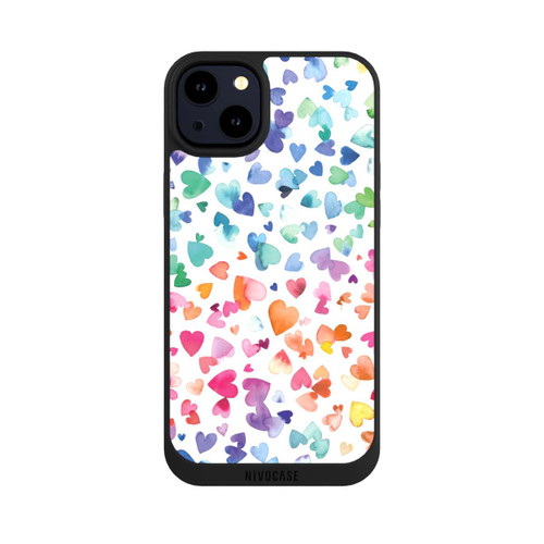 Apple iPhone 14 Plus NIVOpure Liebesherzen aquarell