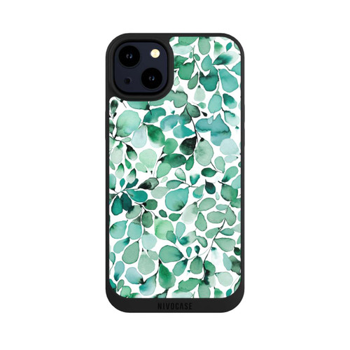 Apple iPhone 14 Plus NIVOpure Aquarellmuster Blätter