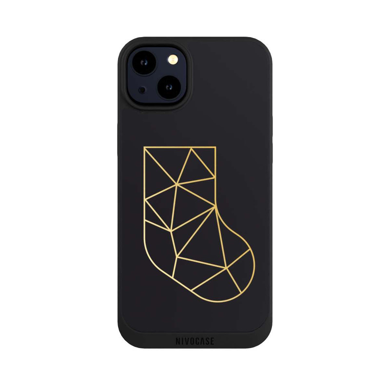 iPhone 14 Plus NIVOpure Gold Polygonal Sock