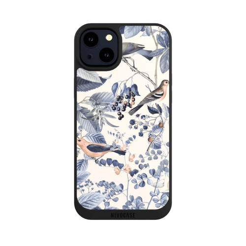 Apple iPhone 14 Plus NIVOpure Vögel und Beeren in Beige