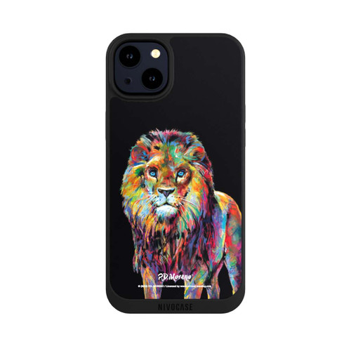 Apple iPhone 14 Plus NIVOpure Lion Colorful Art By P.D. Moreno