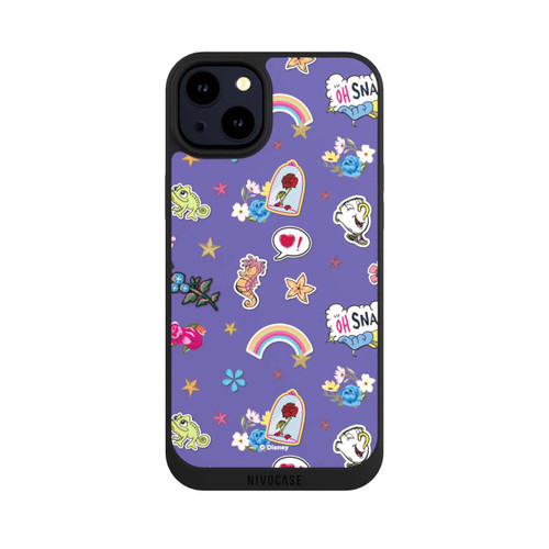 Apple iPhone 14 Plus NIVOpure Princess Pattern Purple Disney Princess