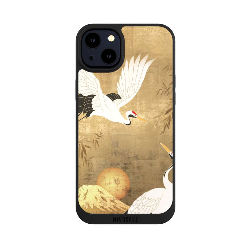 iPhone 14 Plus NIVOpure Kraniche Gold Japan 1