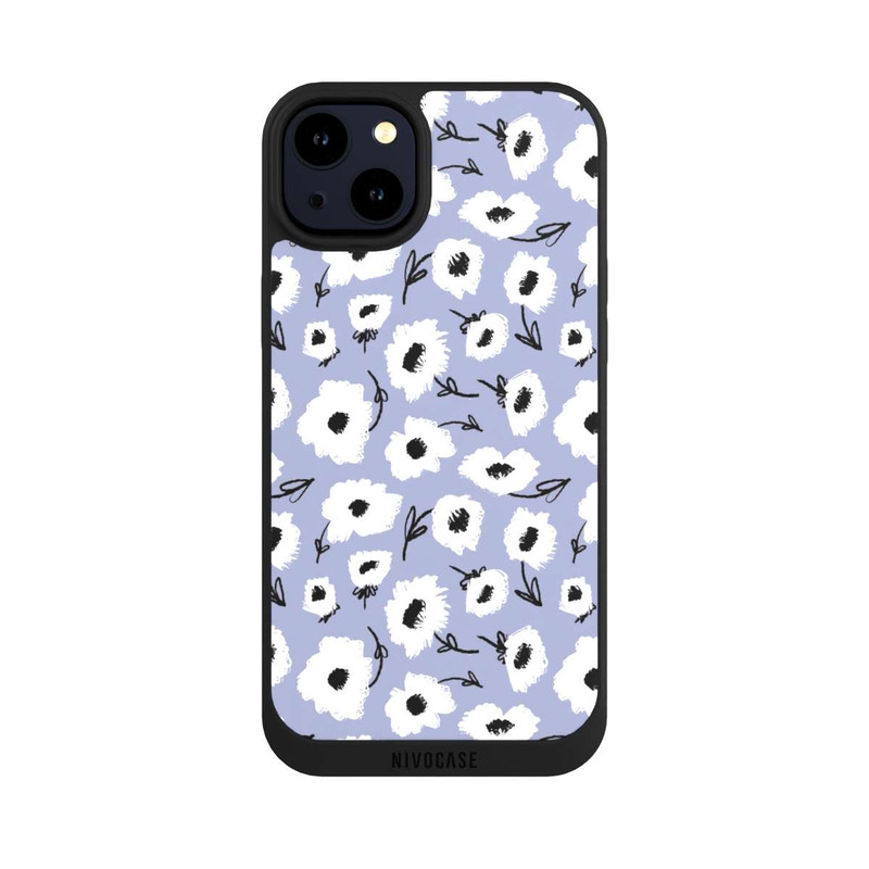 iPhone 14 Plus NIVOpure Pattern Fleurs Lilas